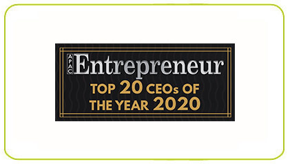 Entrepreneur, top 20 CEOs of the year 2020