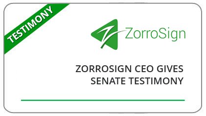 ZorroSign Testimony from CEO