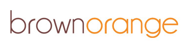 brown orange logo